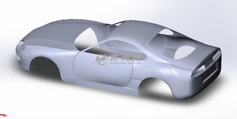 sw汽车外壳模型