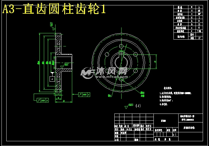 直齿圆柱齿轮