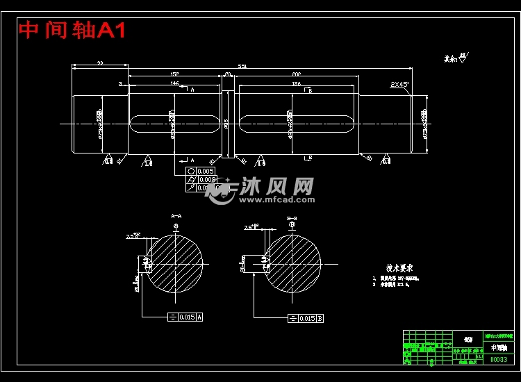 sj8025挤出机中间轴设计