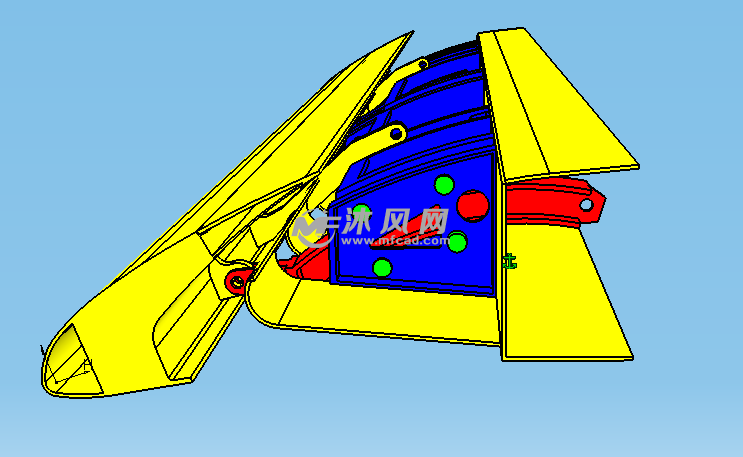 波音737客机飞机前缘缝翼结构及传动机构设计