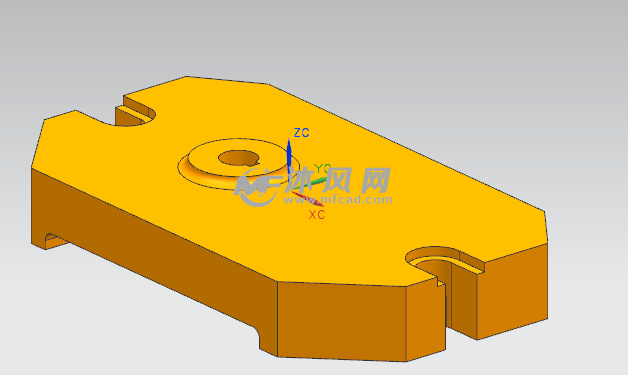 铣床夹具设计UG模型 - UG机械设备模型下载
