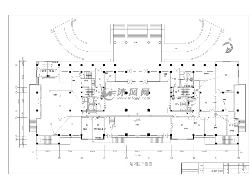 一层消防平面图