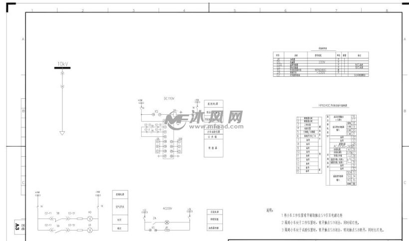 10kV高压柜二次原理图设计