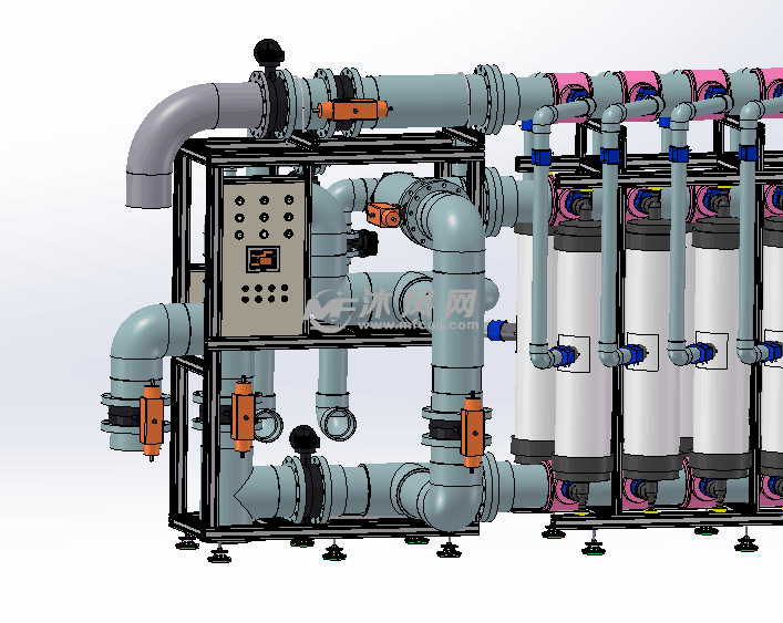 uf超滤系统,超滤设备过滤筒结构图