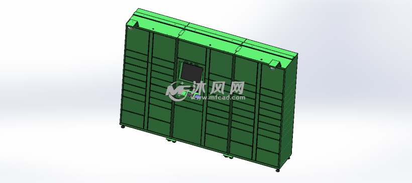 智能快递柜模型
