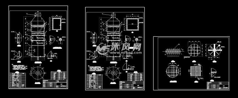 活性炭废气吸附塔设备制作图纸