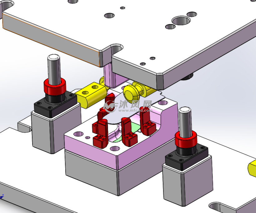 简易冲压弯曲模模具 - 其他冲压模具图纸