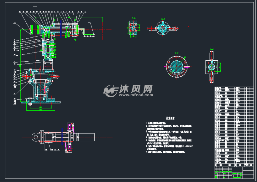 真空吸盘式气动机械手图纸包括plc系统部分