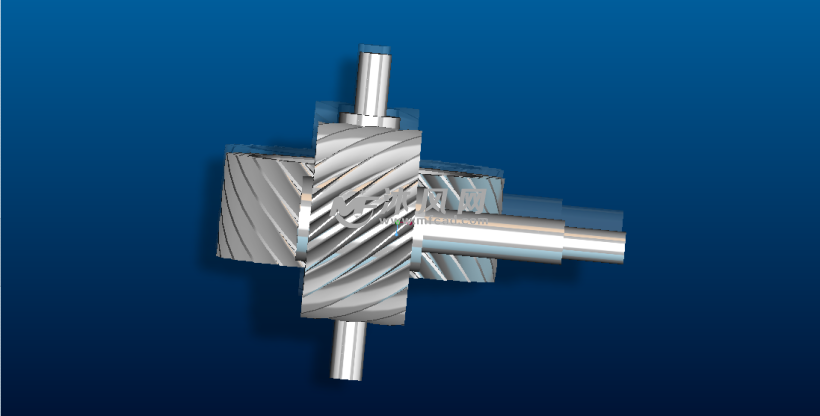 交错轴斜齿轮传动模型
