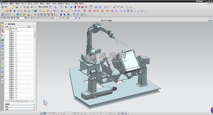 全套焊接机械设备ug 3d模型