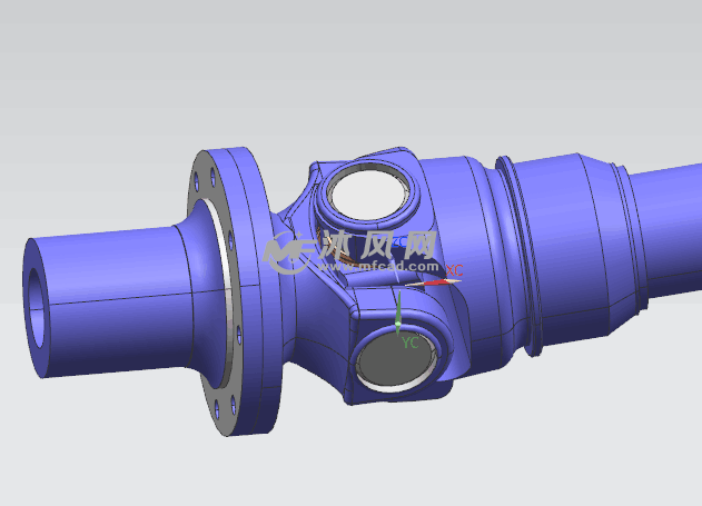 万向节3d模型