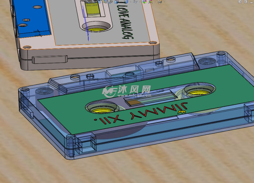 特别怀旧的磁带 - solidworks生活用品类模型下