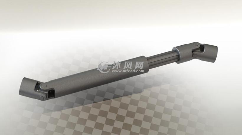 可伸缩十字万向节联轴器