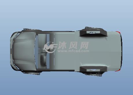 小型载货卡车模型 - ProE交通工具类模型下载