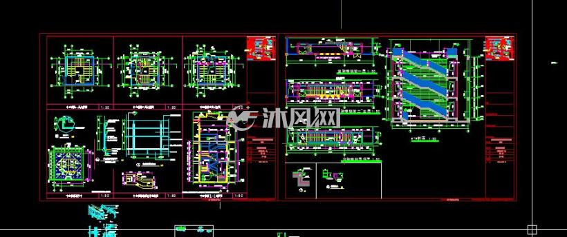 18个班幼儿园全专业设计施工图(含建筑,结构,水电全套