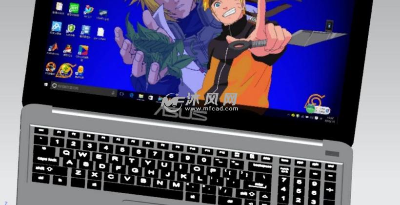 ug华硕笔记本 - UG电脑周边类模型下载,ug电脑