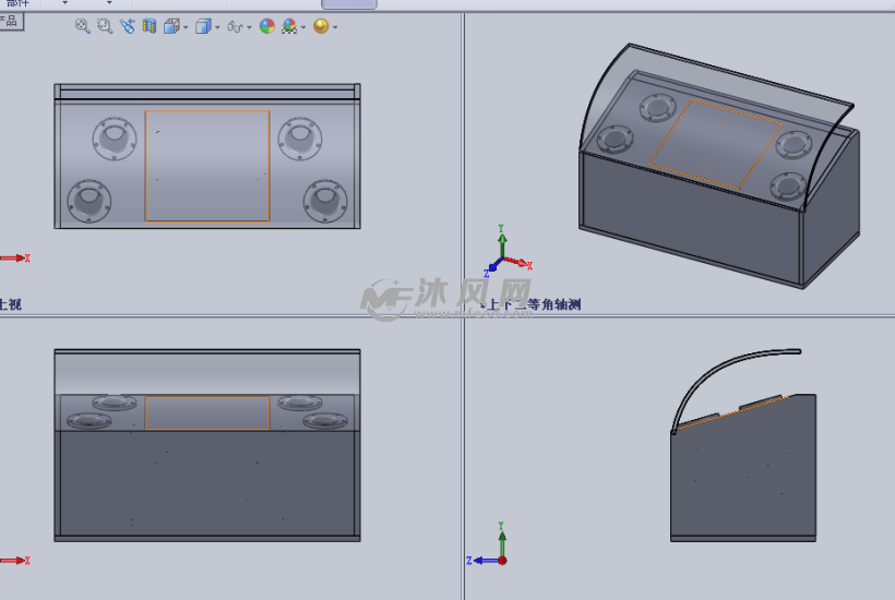 低音炮(音箱)设计模型