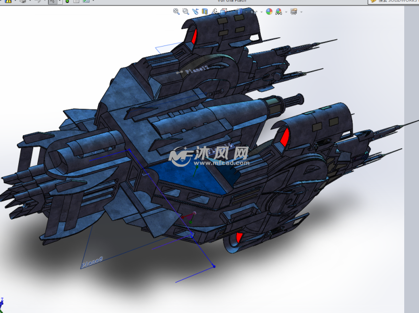 宇宙战舰飞船模型