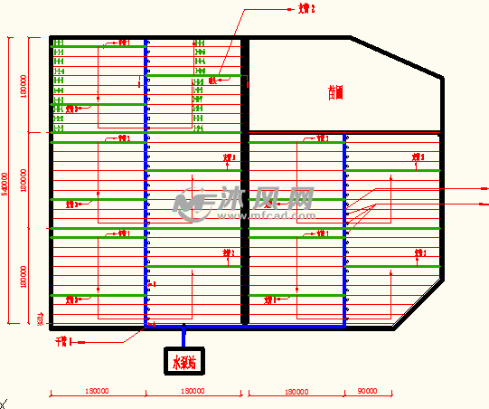 某地区喷灌系统设计 - 农田水利图纸