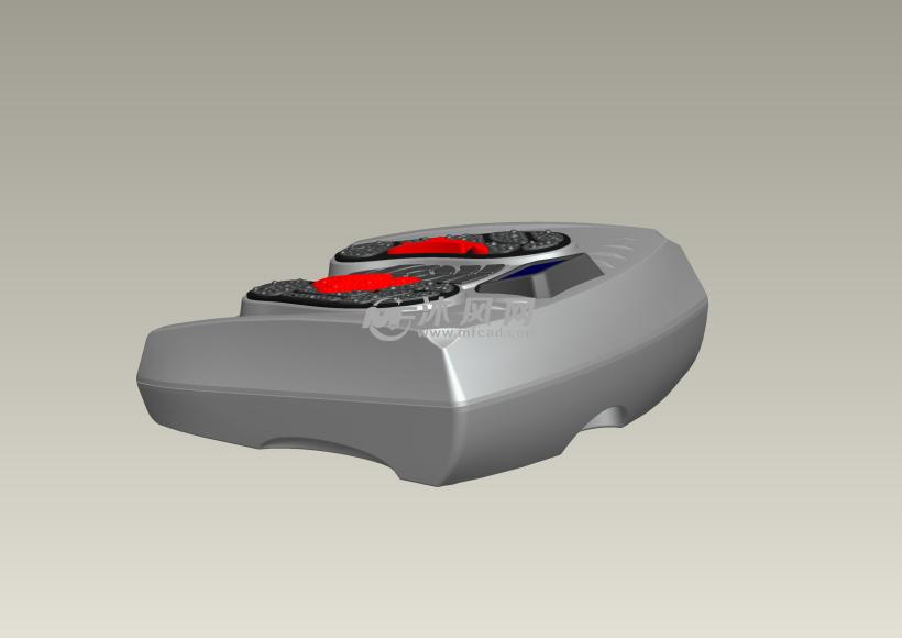 足底按摩器 - proe运动器材类模型下载