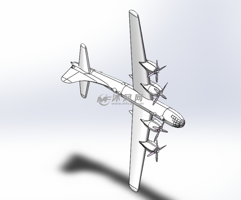 b29隐形轰炸机飞机模型