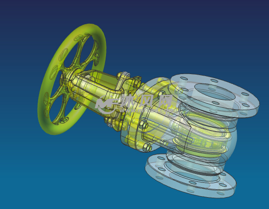 大型气动和水流阀门 - UG常用机械机构模型下