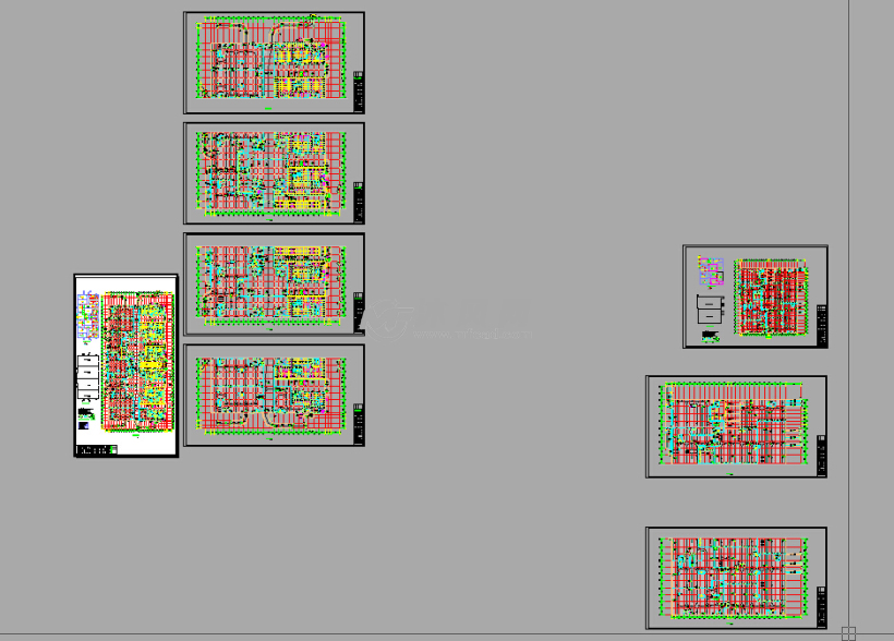 大型物流展示交易中心建筑结构设计施工图(含