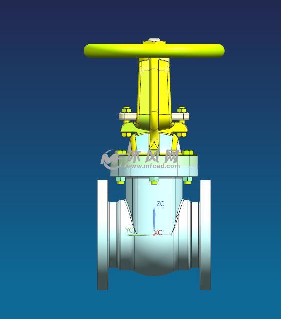 大型气动和水流阀门 - UG常用机械机构模型下