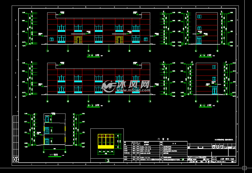 广东省某2层丙类仓库建筑设计施工图 - cad车间