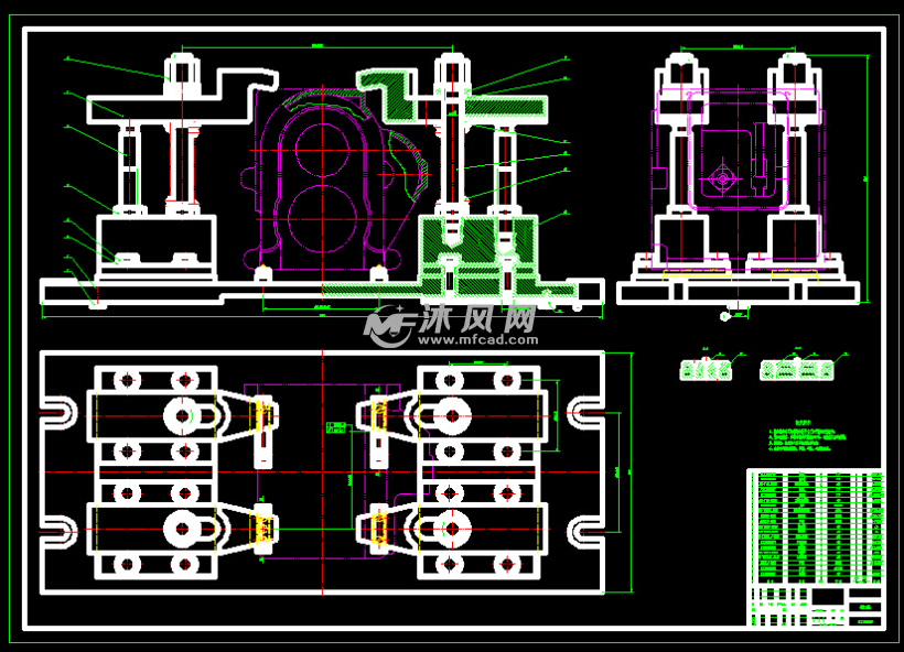 cd130汽车变速器箱体加工工艺及工装设计 工艺工装夹具设计方案