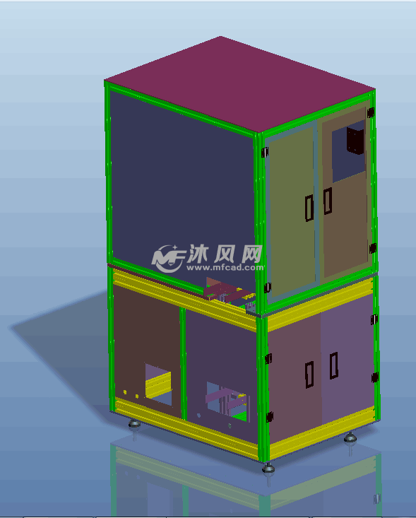 非标自动化设备外观造型设计图 - proe机械设备