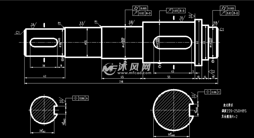 一级圆柱斜齿齿轮减速器