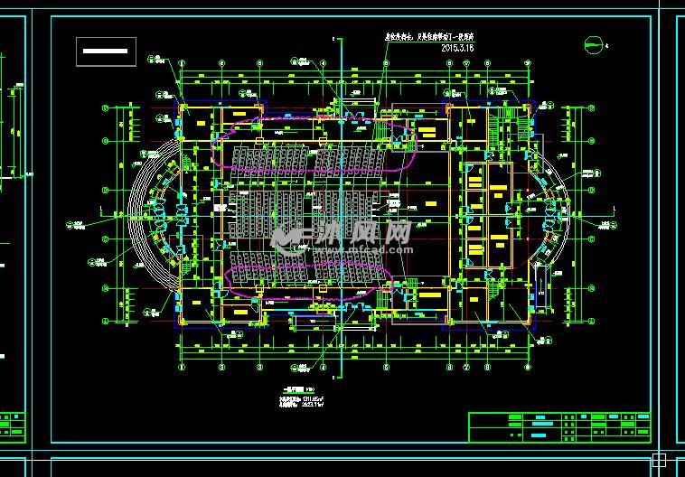 某学校体育馆全专业设计施工图(含建筑、结构