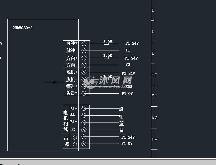 用plc控制机器人输入输出控制接线 - AutoCAD