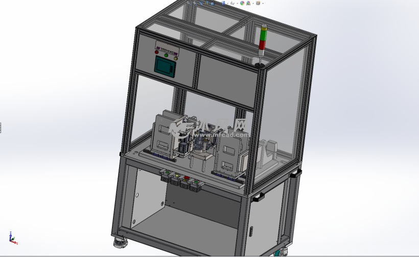 压装设备设计方案 - solidworks机械设备模型下