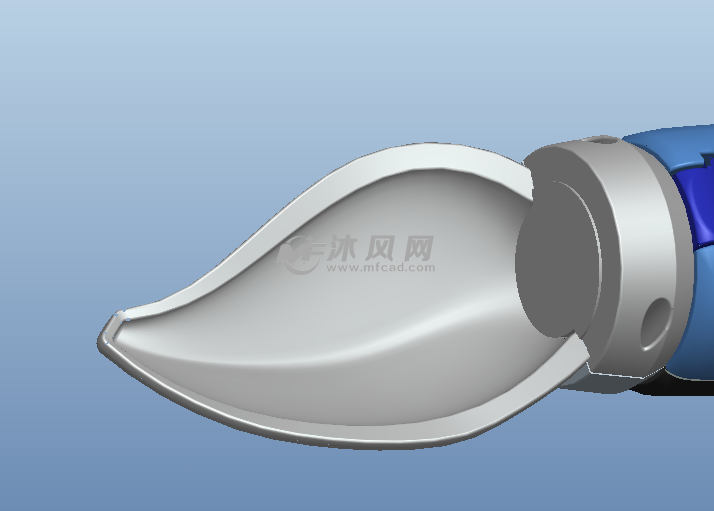 发奇幻光的游戏机手柄 - ProE电脑周边类模型