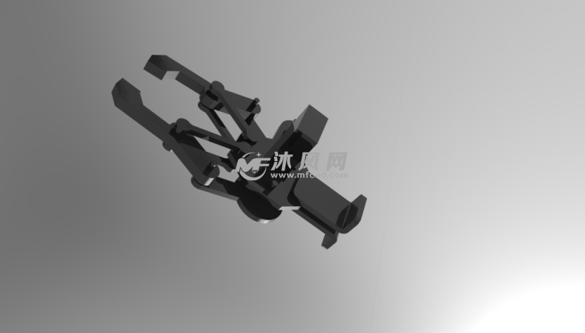 简易的机械手 - proe常用机械机构 - 沐风图纸