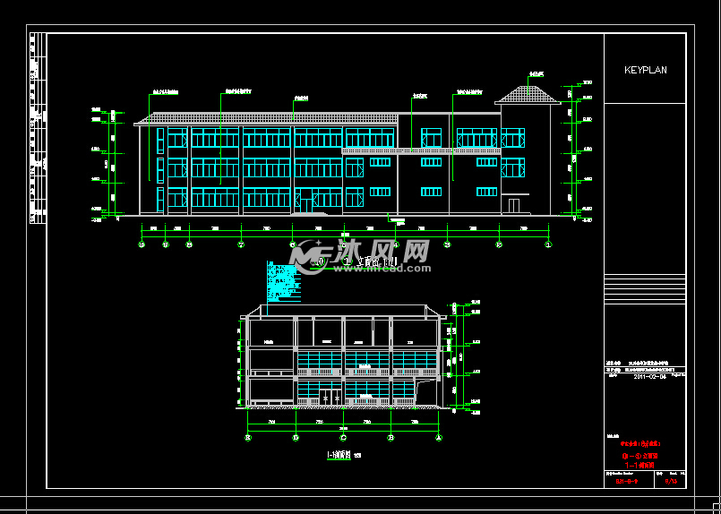 四川省某学校学生食堂全专业设计施工图(含建筑,结构