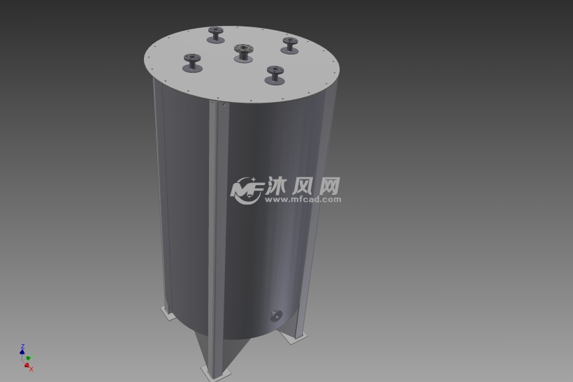 8M3化工储罐设计模型 - solidworks生活用品类