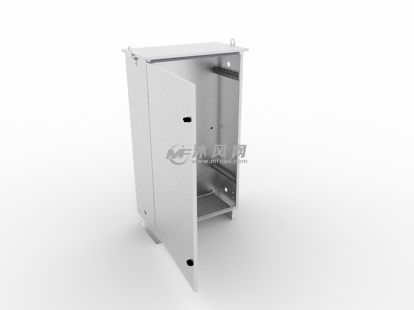 钣金结构的户外配电柜设计模型 - solidworks生