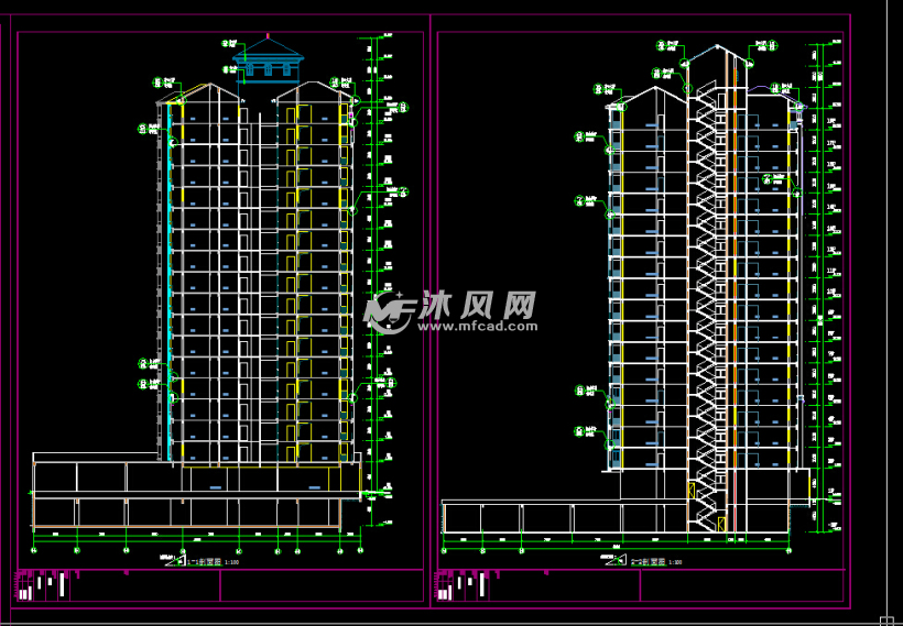 建筑剖面图