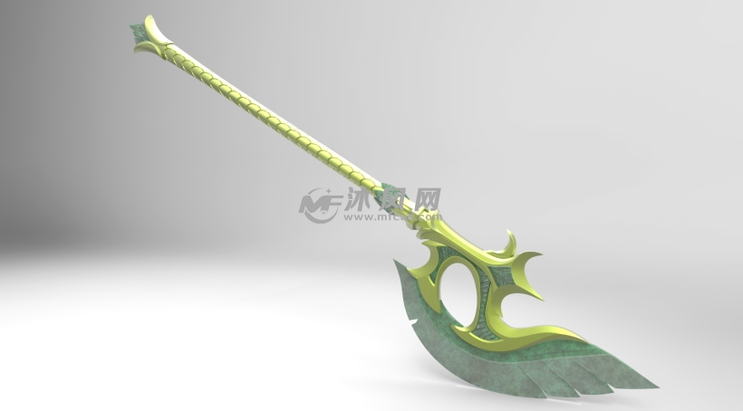 龙神之战斧设计模型 - ProE玩具公仔类模型下