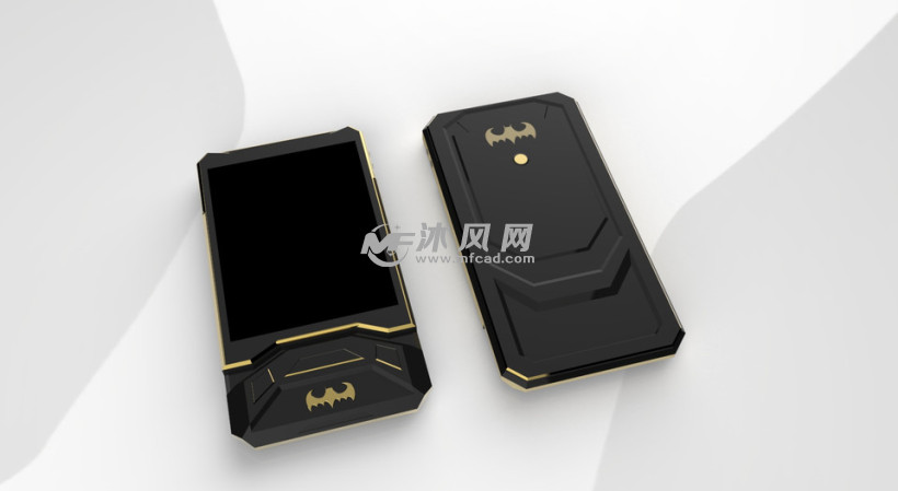 蝙蝠侠概念手机设计模型 - Proe数码产品类模型
