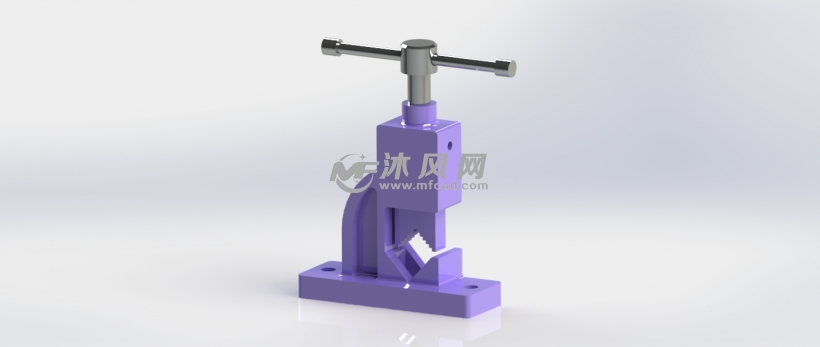 管道夹钳管子钳管钳模型