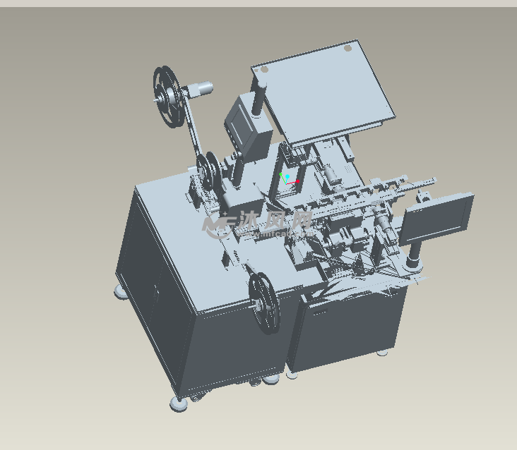 CCD检测自动包装设备设计模型 - proe机械设
