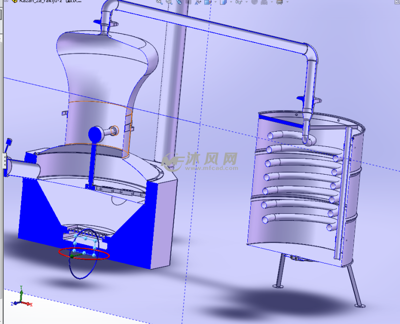 白兰地高度白酒小作坊蒸馏器模型