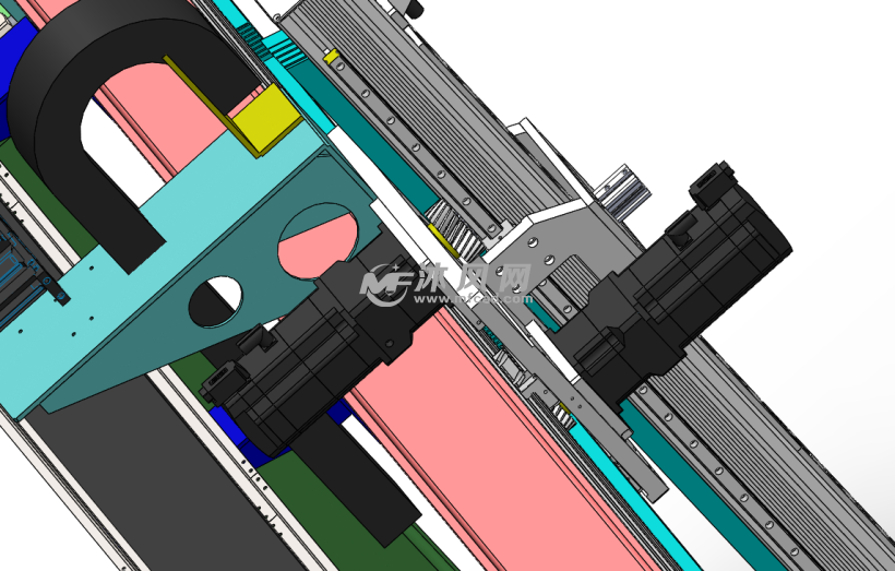 YZ桁架机械手总装 - solidworks机械设备模型下