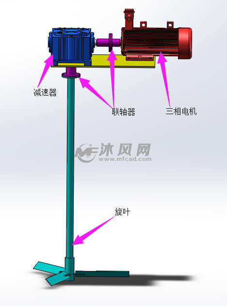 钻井液搅拌器第Ⅰ代