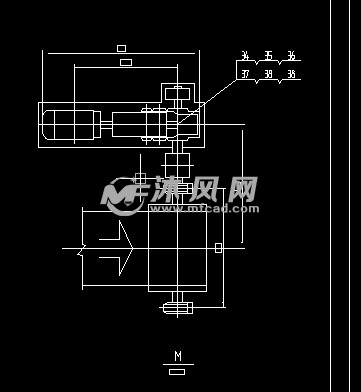 焦炭皮带输送机总图 附有技术特性表 - AutoCA
