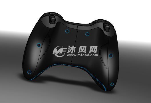 XBOX游戏手柄设计模型 - solidworks电脑周边